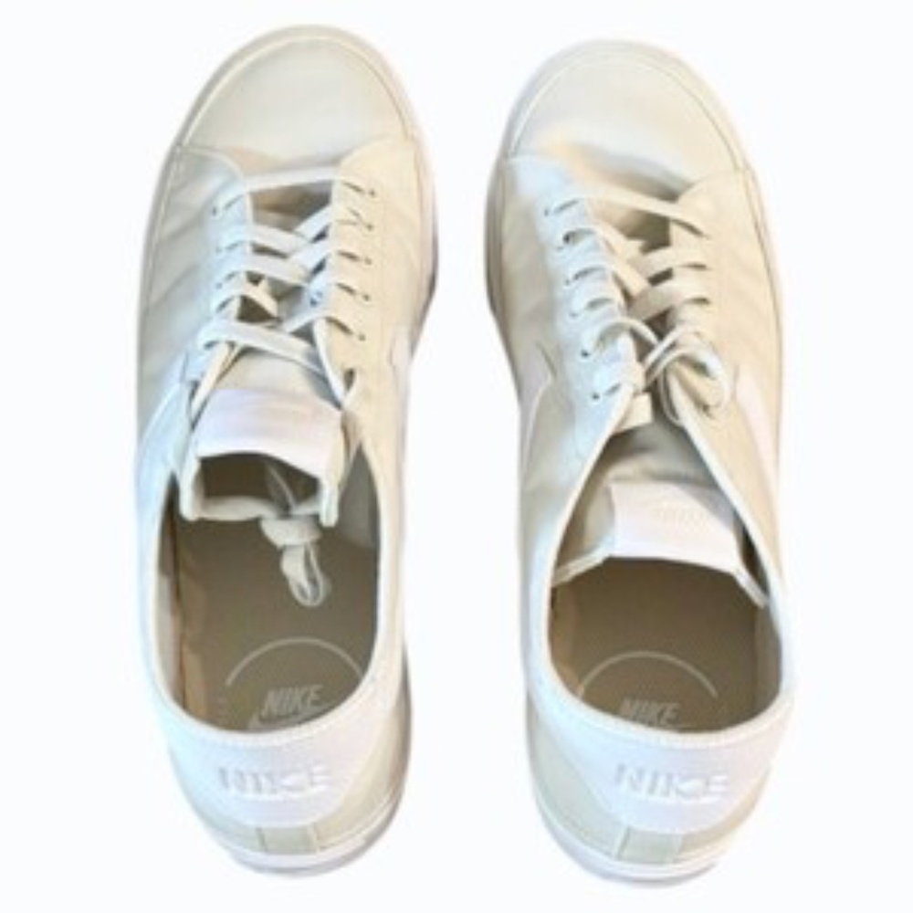 Nike‎ Court Legacy Mens Tan Canvas Shoes Size 10 Sneakers - Picture 4 of 9